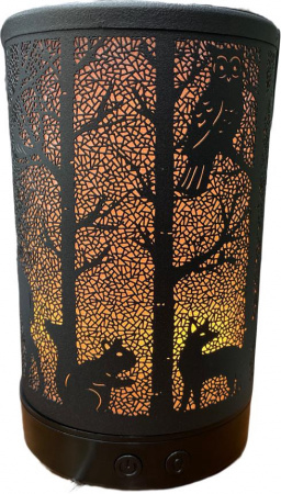 Узорный ночник светильник с увлажнителем Iron Art LED Color Lamp