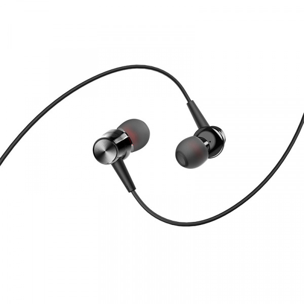 Проводные наушники BOROFONE BM52 Revering, Jack 3.5mm, 1.2 м, Черный, контроллер с микрофоном