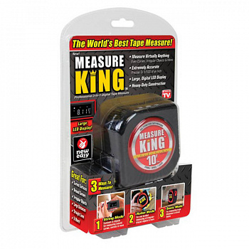 Универсальная рулетка Measure King 3 в 1 (Лазерный, роликовый и ленточный измеритель)