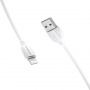 Кабель Borofone BX19, lightning, 1 м, белый