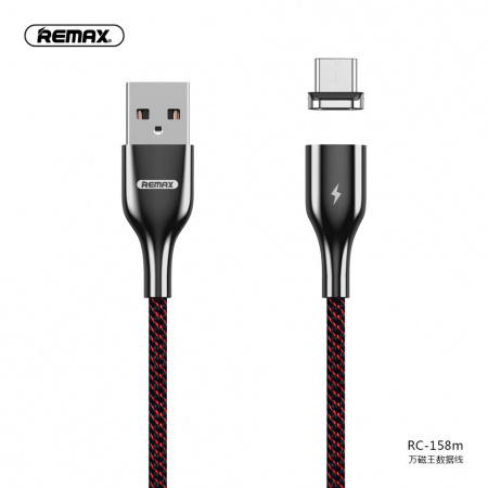 Кабель Remax Magnetic USB - micro USB, красный