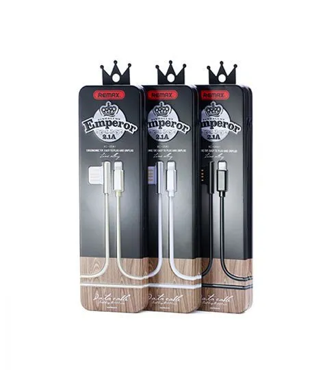 Кабель Remax Emperor RC-054i, lightning, 1 м, черный