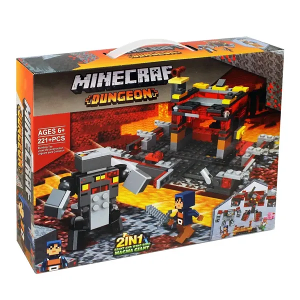 Конструктор Minecraft 65003 Логово адских чудовищ 221 деталь 6+
